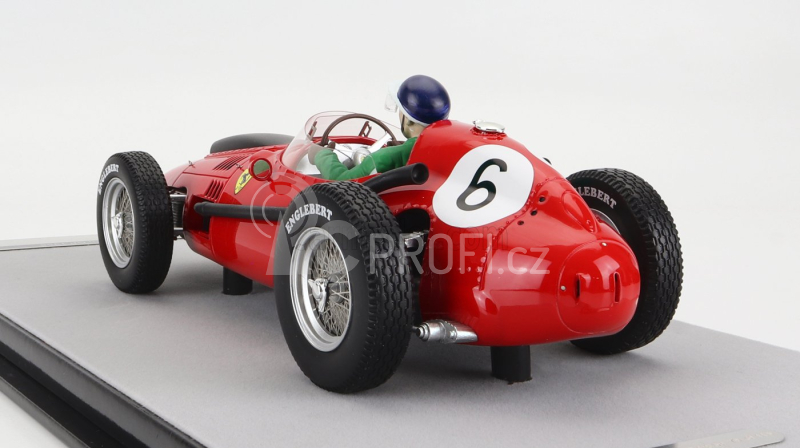 Tecnomodel Ferrari F1 Dino 246 N 6 Marocco Gp Mike Hawthorn (with Pilot Figure) 1958 World Champion 1:18 Red