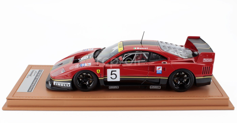 Tecnomodel Ferrari F40 Lm N 5 Rendering Version 1996 Stefano Bucci - Con Vetrina - With Showcase 1:18 Červená Černá