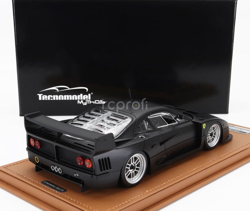 Tecnomodel Ferrari F40 Lm Press Version 1996 - Bbs Silver Wheels 1:18 Matt Black