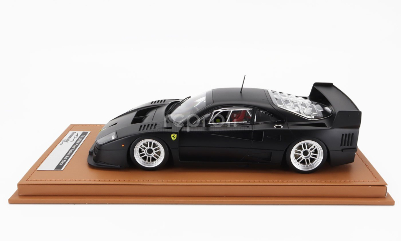 Tecnomodel Ferrari F40 Lm Press Version 1996 - Bbs Silver Wheels 1:18 Matt Black