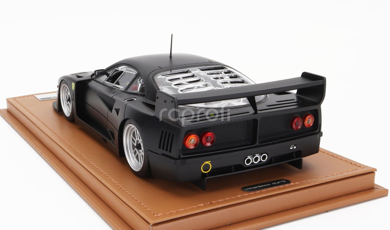 Tecnomodel Ferrari F40 Lm Press Version 1996 - Bbs Silver Wheels 1:18 Matt Black