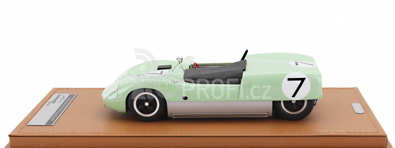 Tecnomodel Lotus 19 N 7 Winner Usac Road Racing Championship Laguna Seca 1961 Stirling Moss 1:18 Světle Zelená Stříbrná