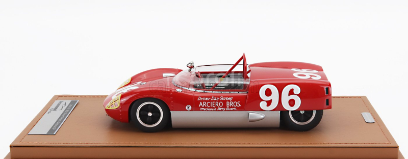 Tecnomodel Lotus 19 N 96 Winner 3h Daytona 1962 Dan Gurney 1:18 Červená Stříbrná