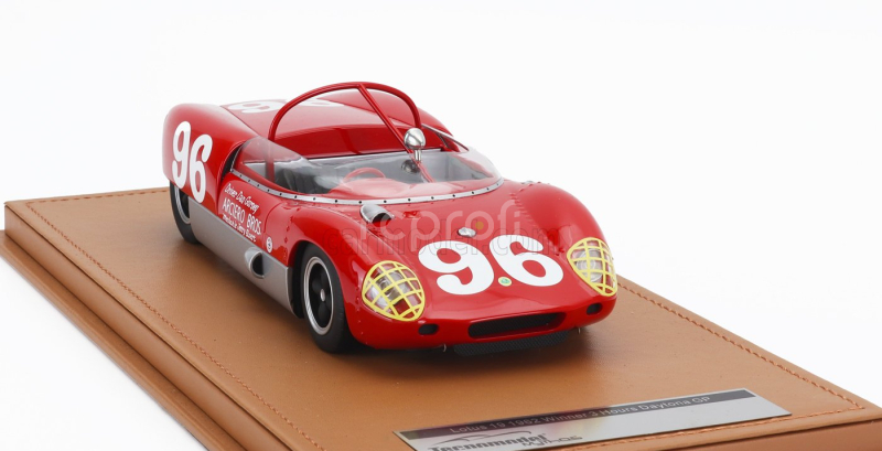 Tecnomodel Lotus 19 N 96 Winner 3h Daytona 1962 Dan Gurney 1:18 Červená Stříbrná