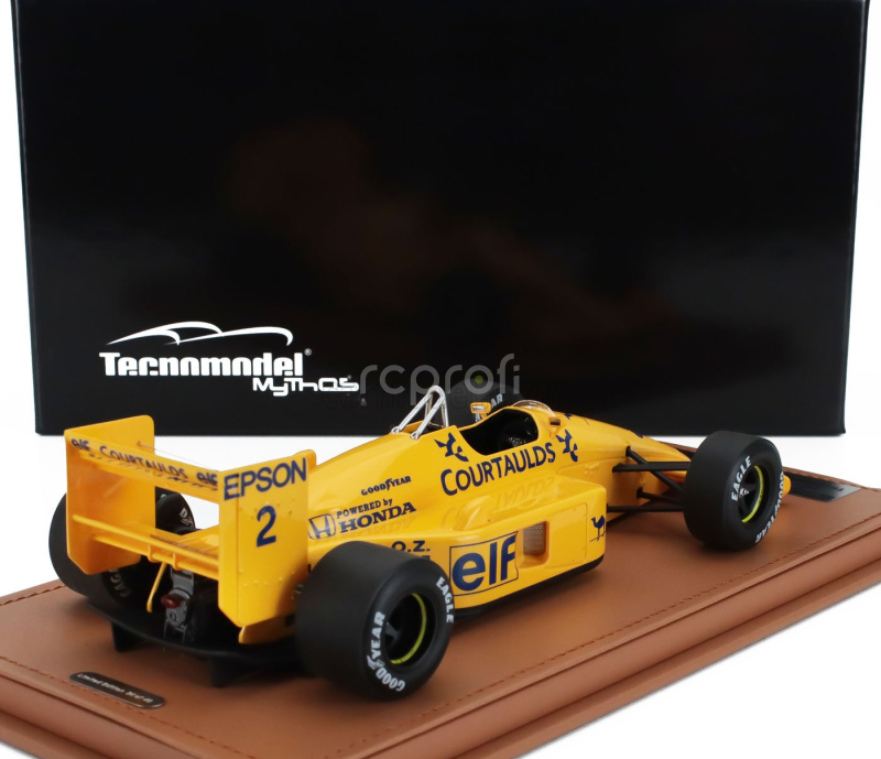 Tecnomodel Lotus F1  100t Team Camel Honda N 2 Hockenheim German Gp 1988 Satoru Nakajima 1:18 Žlutá