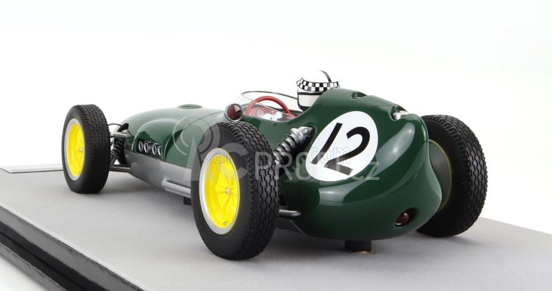 Tecnomodel Lotus F1  16 N 12 Dutch Gp  (with Pilot Figure) 1959 Innes Ireland 1:18 Britská Závodní Zelená Stříbrná