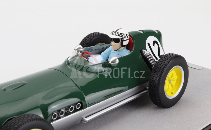 Tecnomodel Lotus F1  16 N 12 Dutch Gp  (with Pilot Figure) 1959 Innes Ireland 1:18 Britská Závodní Zelená Stříbrná