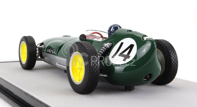 Tecnomodel Lotus F1  16 N 14 Dutch Gp  (with Pilot Figure) 1959 Graham Hill 1:18 Britská Závodní Zelená Stříbrná