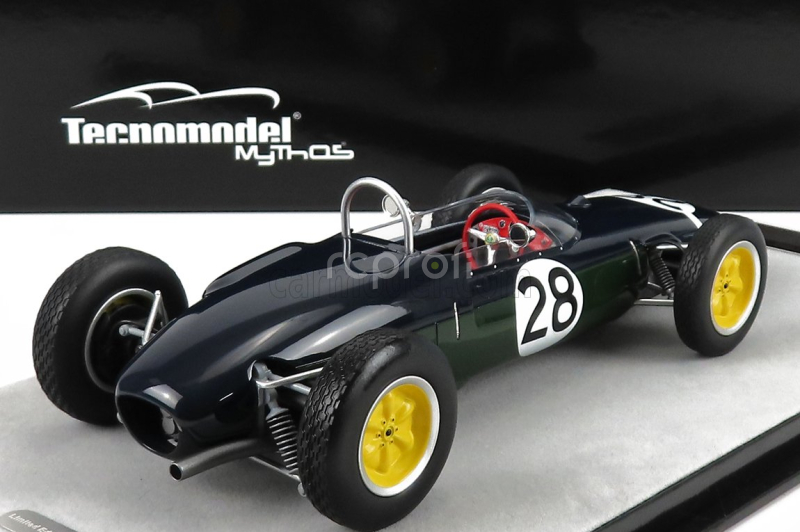 Tecnomodel Lotus F1  21 N 28 Italian Gp 1961 Stirling Moss 1:18 Blue