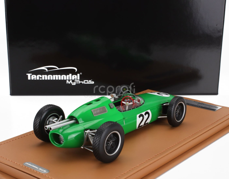 Tecnomodel Lotus F1  24 N 22 Monaco Gp 1962 Jack Brabham 1:18 Světle Zelená