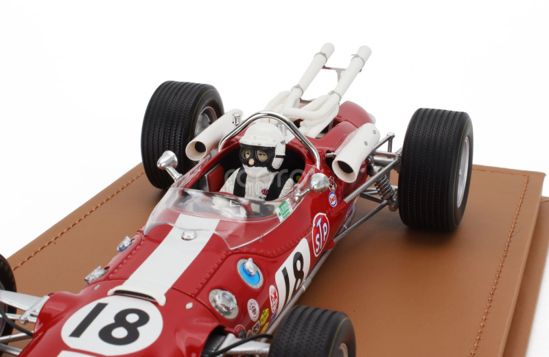Tecnomodel Lotus Type 38 N 18 Indianapolis Indy 500 (with Pilot Figure) 1966 Al Unser 1:18 Červená Bílá