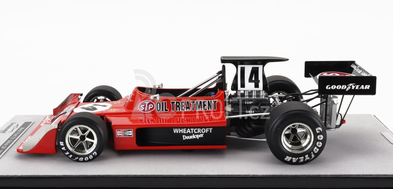 Tecnomodel March F1  731 Ford N 14 British Gp 1973 Roger Williamson 1:18 Červená Černá