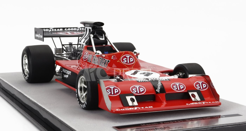 Tecnomodel March F1  731 Ford N 14 British Gp 1973 Roger Williamson 1:18 Červená Černá