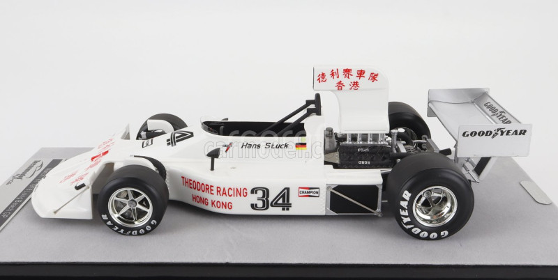 Tecnomodel March F1  761 N 34 Long Beach Usa Gp 1976 Hans Joachim Stuck 1:18 Bílá