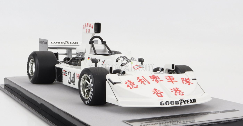 Tecnomodel March F1  761 N 34 Long Beach Usa Gp 1976 Hans Joachim Stuck 1:18 Bílá