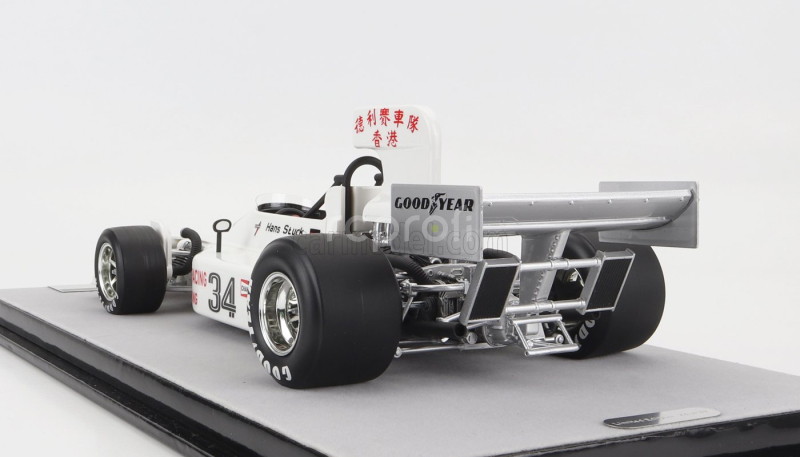 Tecnomodel March F1  761 N 34 Long Beach Usa Gp 1976 Hans Joachim Stuck 1:18 Bílá