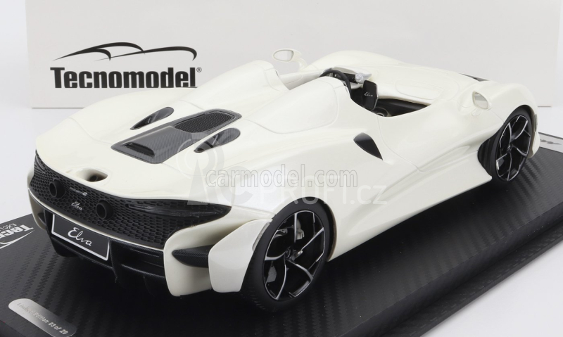Tecnomodel Mclaren Elva 2020 1:18 Pearl White