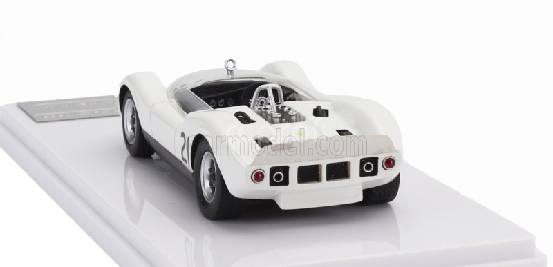 Tecnomodel Mclaren Elva Mark 1 N 21 Guards Trophy Brand Hatch 1965 G.hill 1:43 Bílá