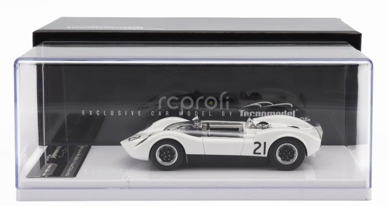 Tecnomodel Mclaren Elva Mark 1 N 21 Guards Trophy Brand Hatch 1965 G.hill 1:43 Bílá