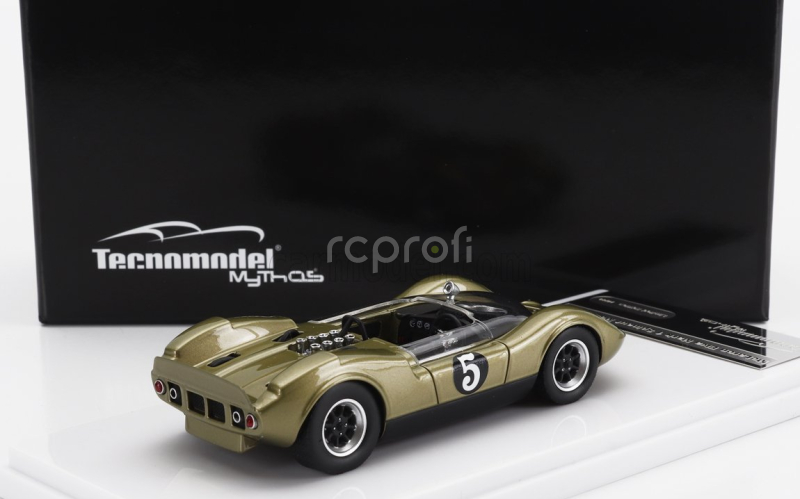 Tecnomodel Mclaren Elva Mark 1 N 5 Spinout Movie 1966 - Tv Series 1:43 Gold