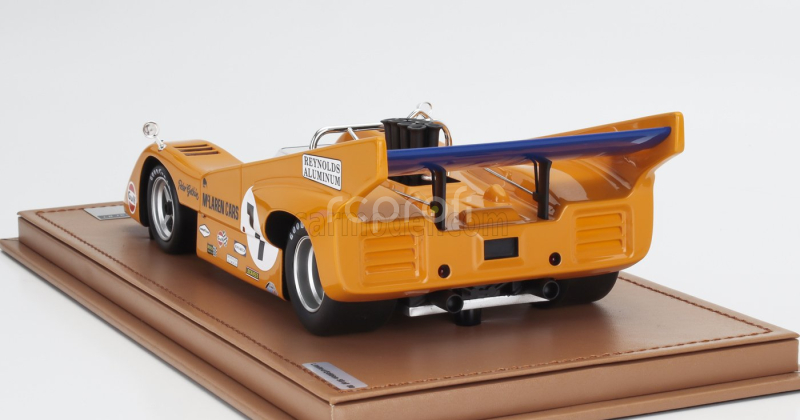 Tecnomodel Mclaren M8d Can-am N 7 Winner Road America 1970 Peter Gethin - Con Vetrina - With Showcase 1:18 Orange