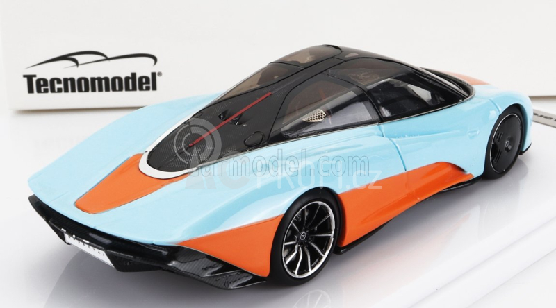 Tecnomodel Mclaren Speedtail 2020 1:43 Modrá Oranžová