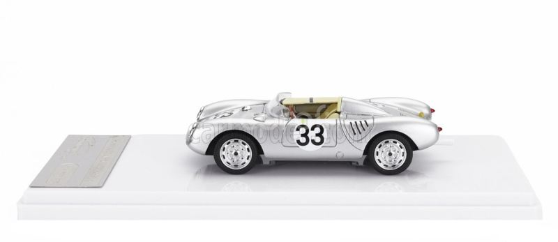 Tecnomodel Porsche 550a Team Porsche Kg N 33 24h Le Mans 1957 H.hermann - R.von Frankenberg 1:43 Silver