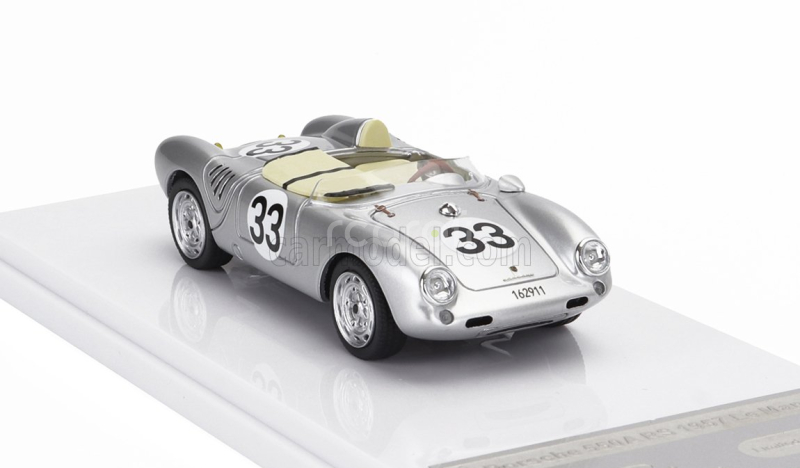 Tecnomodel Porsche 550a Team Porsche Kg N 33 24h Le Mans 1957 H.hermann - R.von Frankenberg 1:43 Silver