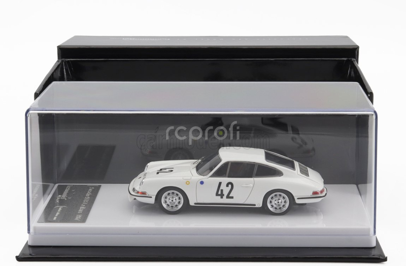 Tecnomodel Porsche 901 911 S Team Auguste Veuillet N 42 24h Le Mans 1967 R.buchet - H.linge 1:43 Bílá