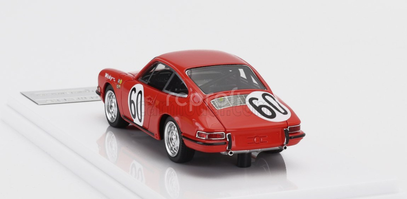 Tecnomodel Porsche 901 911 S Team P.farjon N 60 24h Le Mans 1967 A.wicky - P.farjon 1:43 Red