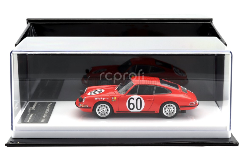 Tecnomodel Porsche 901 911 S Team P.farjon N 60 24h Le Mans 1967 A.wicky - P.farjon 1:43 Red