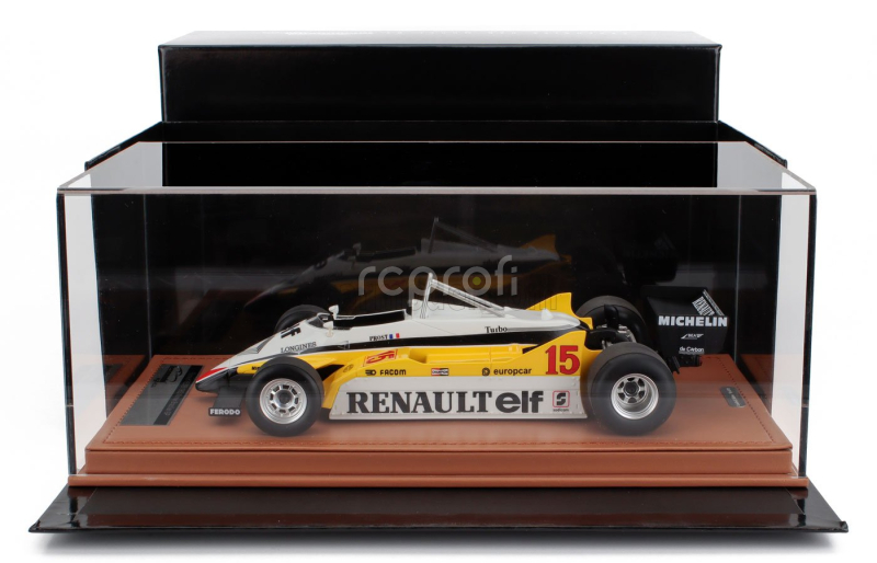Tecnomodel Renault F1  Re30b V6 Turbo Team Renault Elf N 15 Winner Brazilian Gp 1982 Alain Prost 1:18 Bílá Žlutá Černá