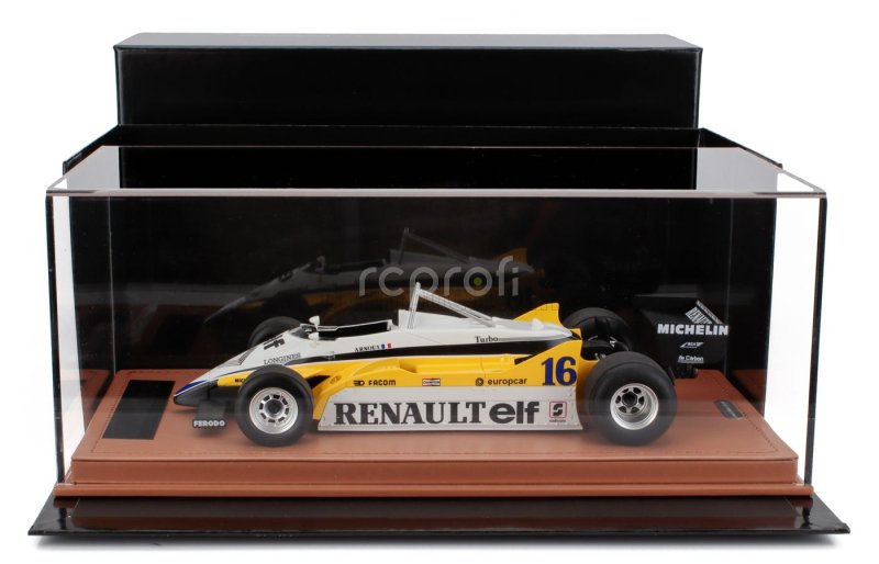 Tecnomodel Renault F1  Re30b V6 Turbo Team Renault Elf N 16 Winner Italy Gp 1982 Rene Arnoux 1:18 Bílá Žlutá Černá