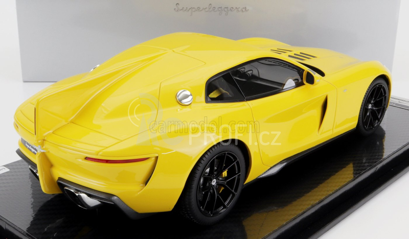 Tecnomodel Touring Superleggera Aero-3 Based Ferrari F 12 Berlinetta Chassis 2022 1:18 Modena Žlutá