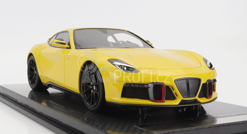 Tecnomodel Touring Superleggera Aero-3 Based Ferrari F 12 Berlinetta Chassis 2022 1:18 Modena Žlutá