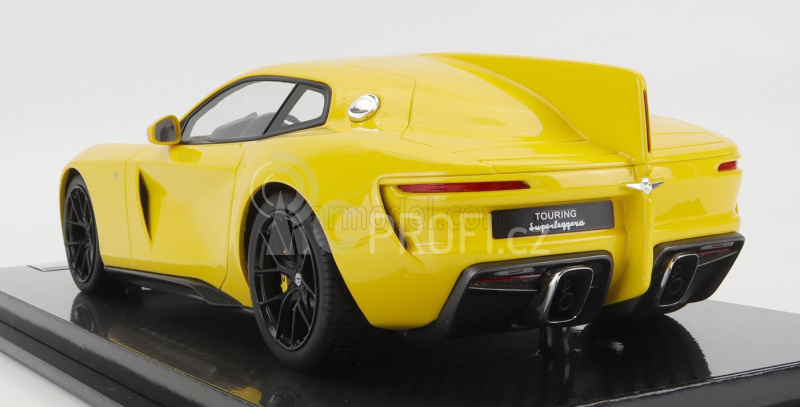 Tecnomodel Touring Superleggera Aero-3 Based Ferrari F 12 Berlinetta Chassis 2022 1:18 Modena Žlutá