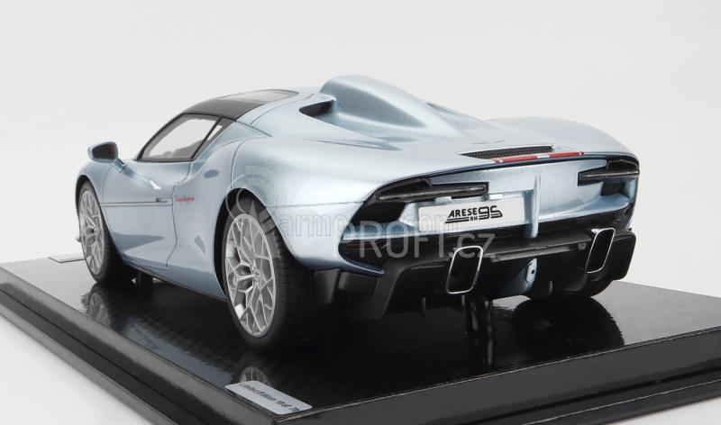 Tecnomodel Touring Superleggera Arese Rh95 (chassis And Engine F-12) 2021 1:18 Silver Red