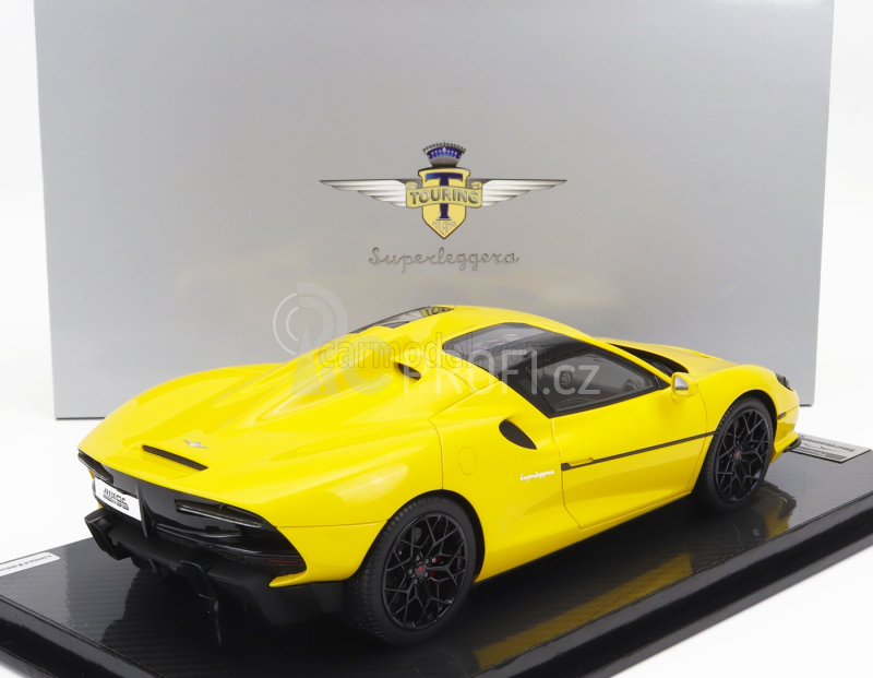 Tecnomodel Touring Superleggera Arese Rh95 (chassis And Engine Ferrari F-12) 2021 1:18 Žlutá