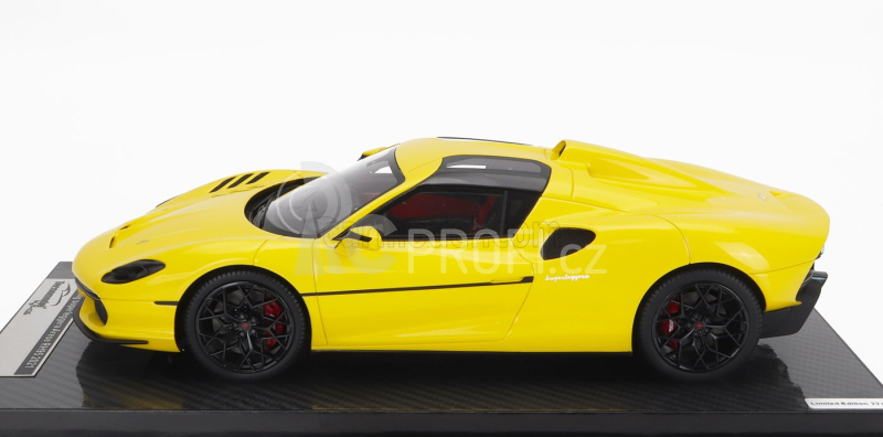 Tecnomodel Touring Superleggera Arese Rh95 (chassis And Engine Ferrari F-12) 2021 1:18 Žlutá