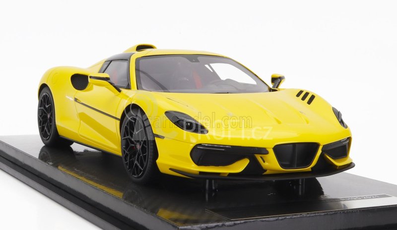 Tecnomodel Touring Superleggera Arese Rh95 (chassis And Engine Ferrari F-12) 2021 1:18 Žlutá