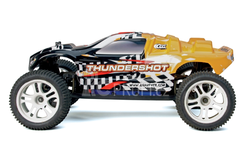THUNDERSHOT 4wd BRUSHLESS RTR - 1/10 Truggy s 2,4GHz RC soupravou