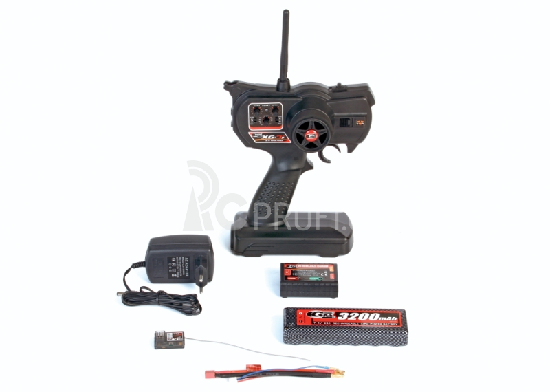 THUNDERSHOT 4wd BRUSHLESS RTR - 1/10 Truggy s 2,4GHz RC soupravou