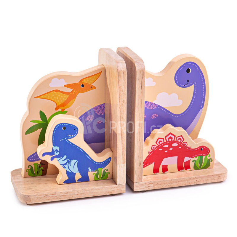 Tidlo Opěrky knih Dinosauři 2 ks