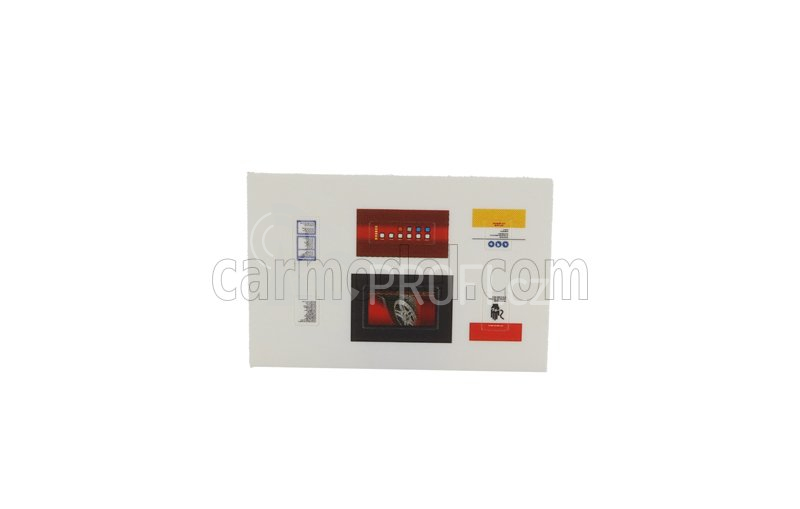 Tiny toys Accessories Set Officina Garage Engine Maintenance 1:43 Červená Stříbrná