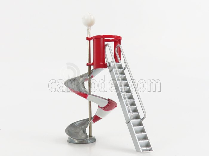 Tiny toys Accessories Traditional Slide Photo Stand 1:64 Silver Red