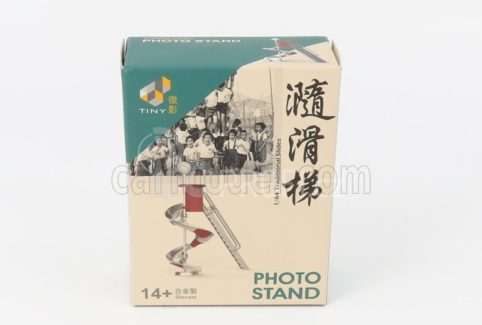 Tiny toys Accessories Traditional Slide Photo Stand 1:64 Silver Red