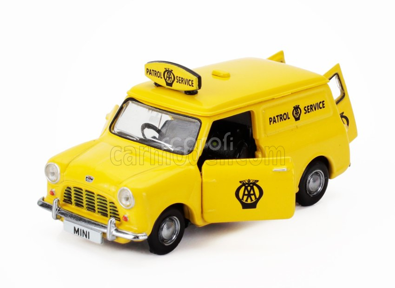 Tiny toys Austin Mini Van Patrol Service 1960 1:50 Žlutá