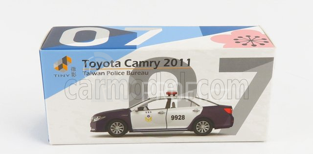Tiny toys Toyota Camry Police Department 2011 1:64 Modrá Bílá