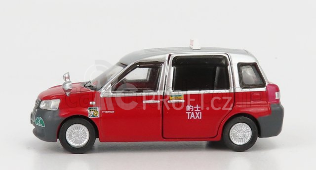 Tiny toys Toyota Hybrid Comfort Taxi 2020 1:64 Červená Stříbrná