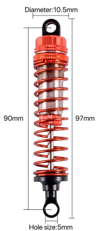 Tlumič (1ks) pro WLtoys 104009